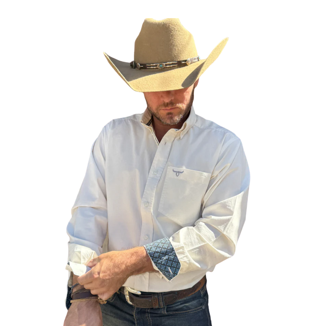 Drover Men's Signature Sidewinder Oatmeal Shirt - Big & Tall