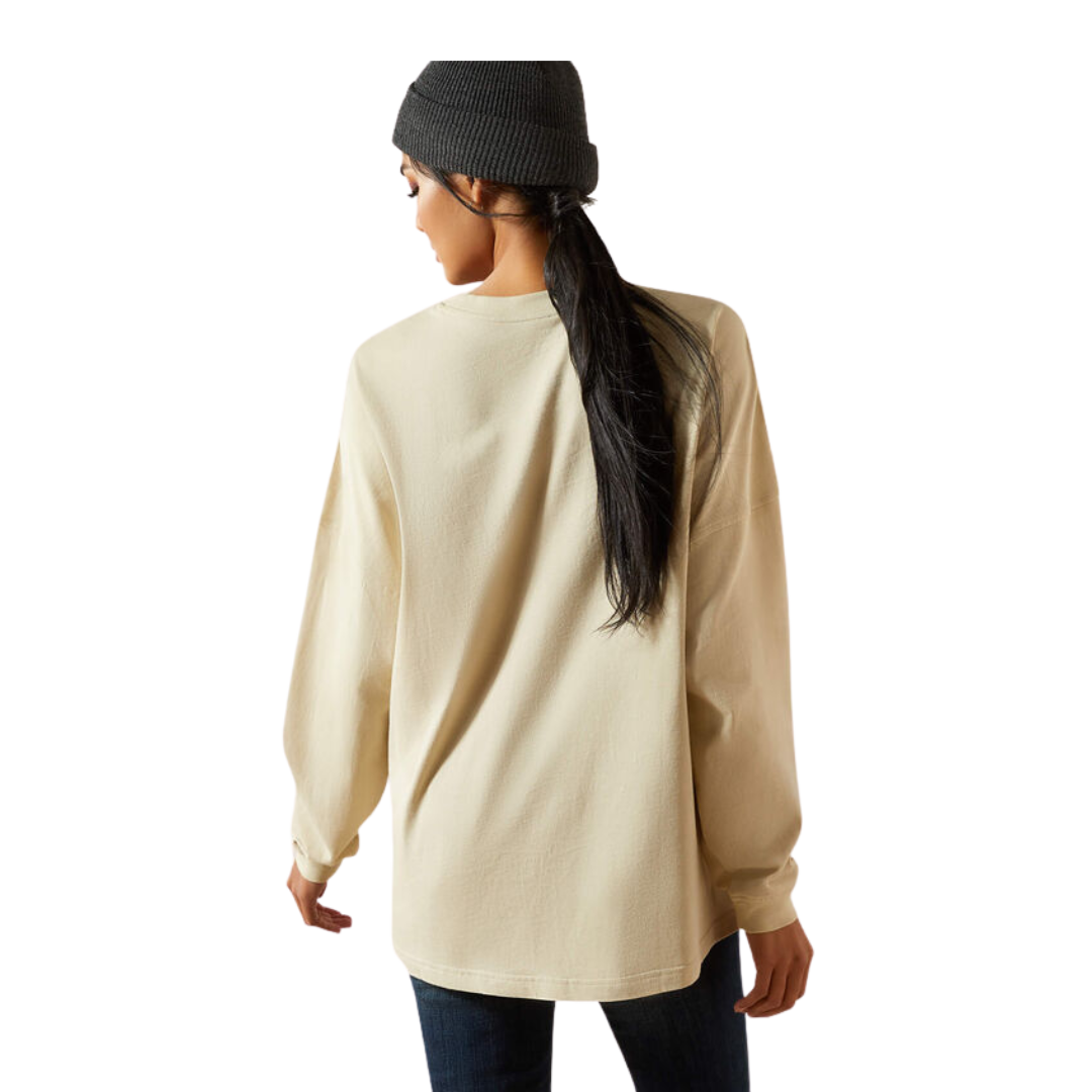 Ariat Women's Canvas Oversized Tee - Western Style & Comfort