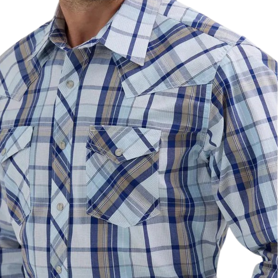 Wrangler Men's 20X Advanced Snap Multicolor Shirt