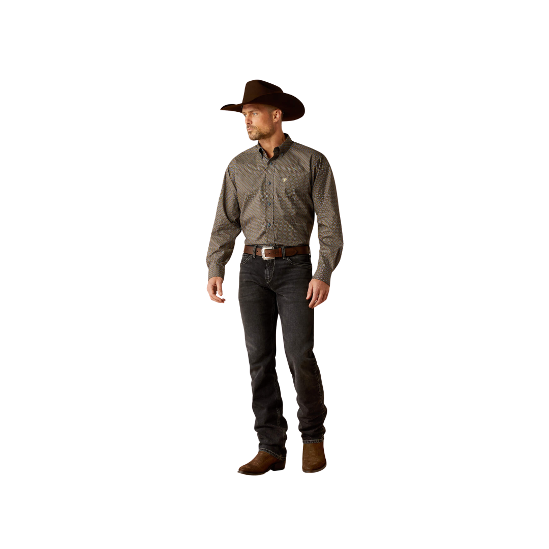 Ariat Men's Rider Fitted Light Blue Shirt
