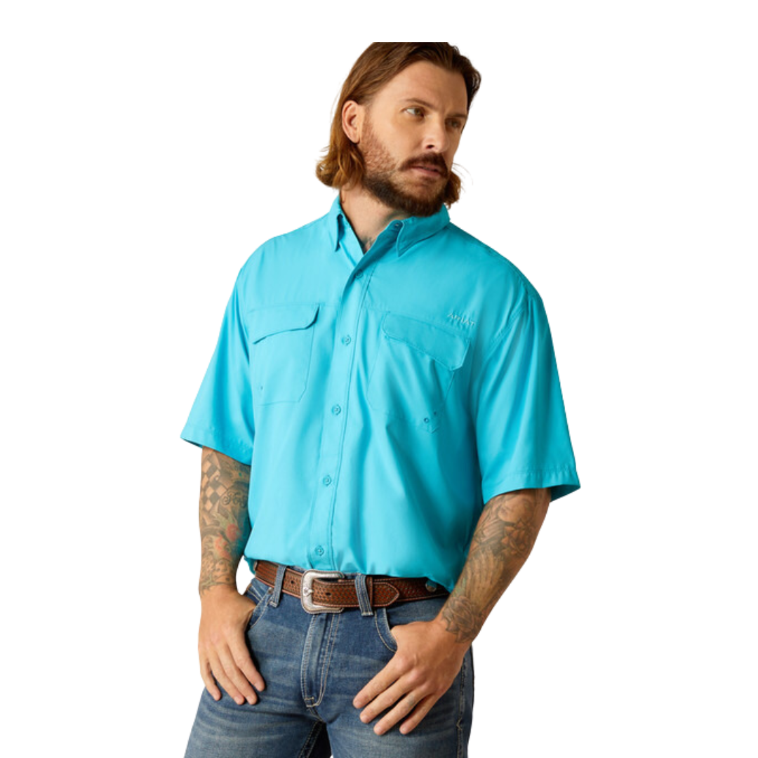Ariat Men's VentTEK Outbound Turquoise Shirt