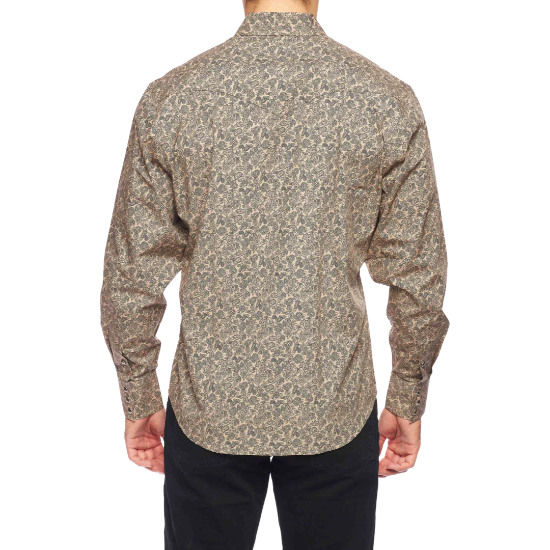 Avalon Men's Western Pearl Snap Multicolor Shirt