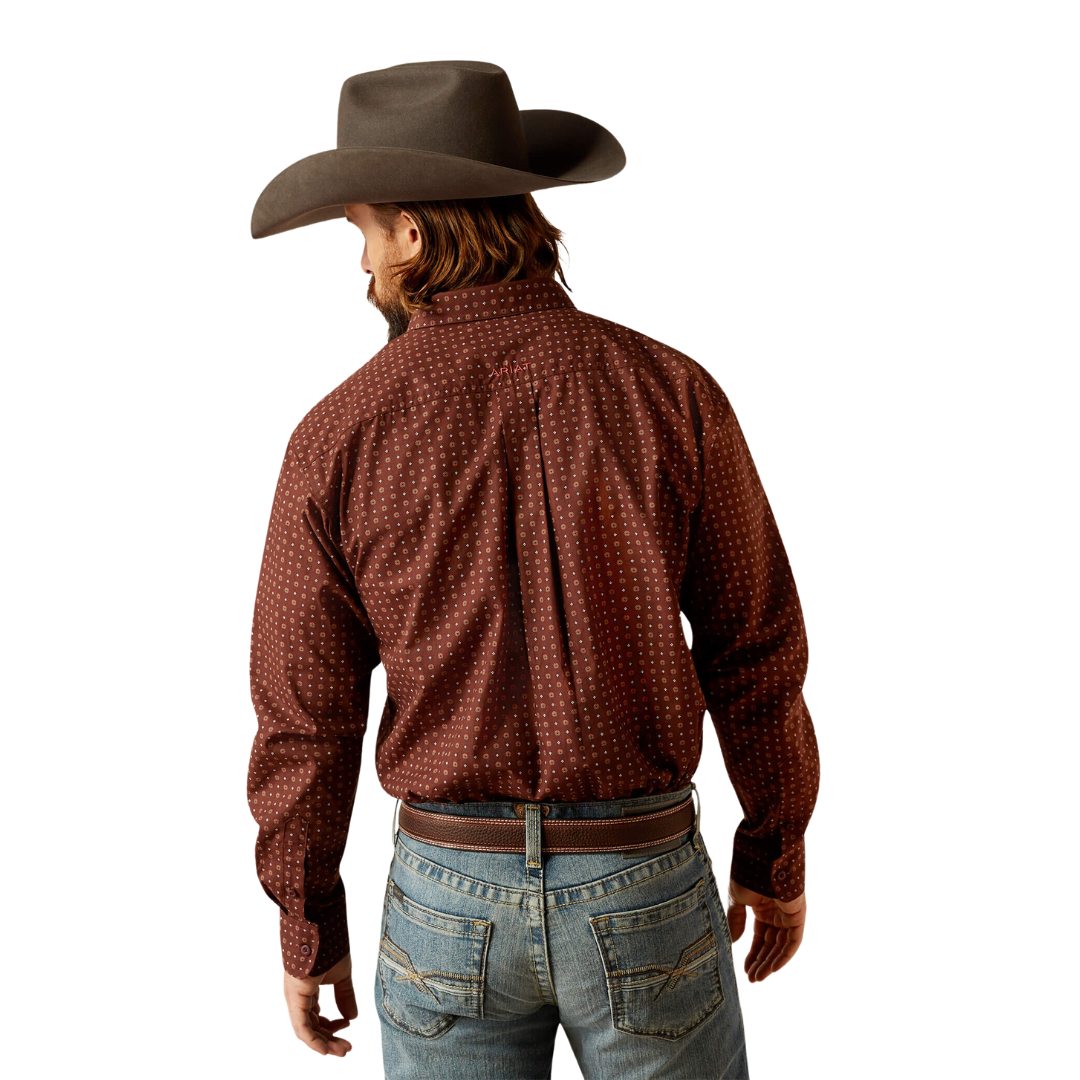 Ariat Men's Seabrook Classic Fit Brown Shirt