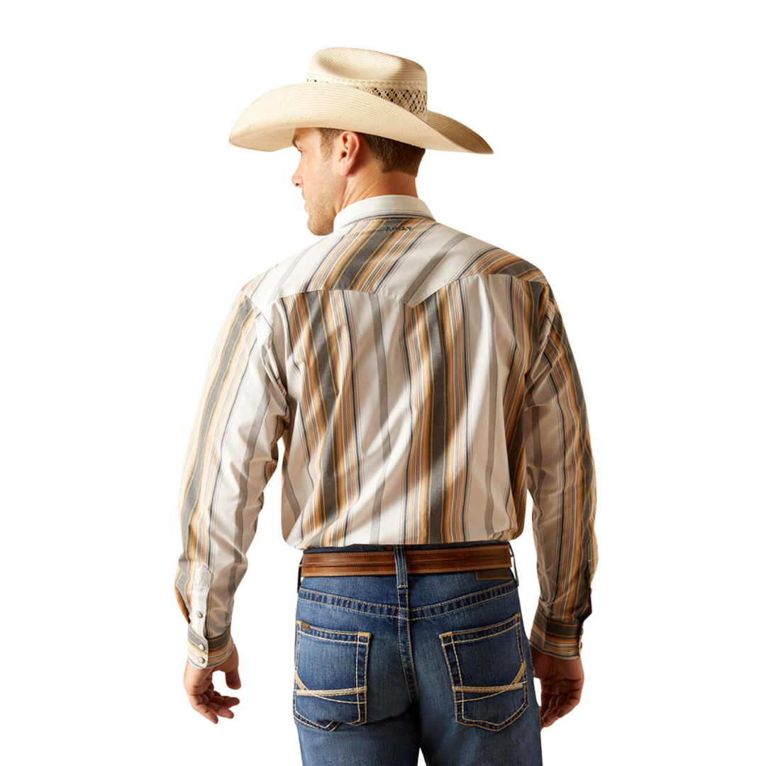 Ariat Men's Pro Evan Snap Long Sleeve Tan Shirt