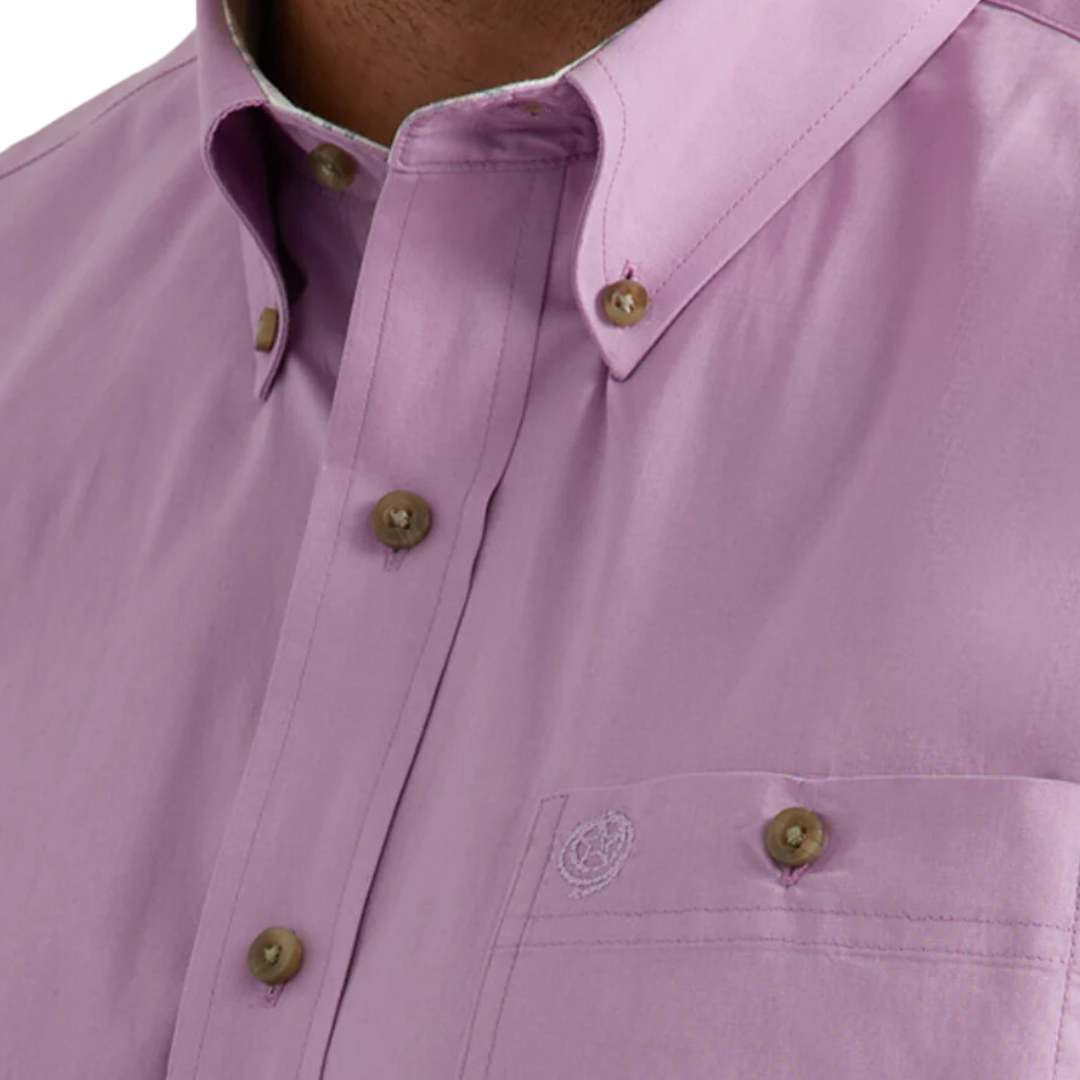 Wrangler Men's George Strait Purple Shirt