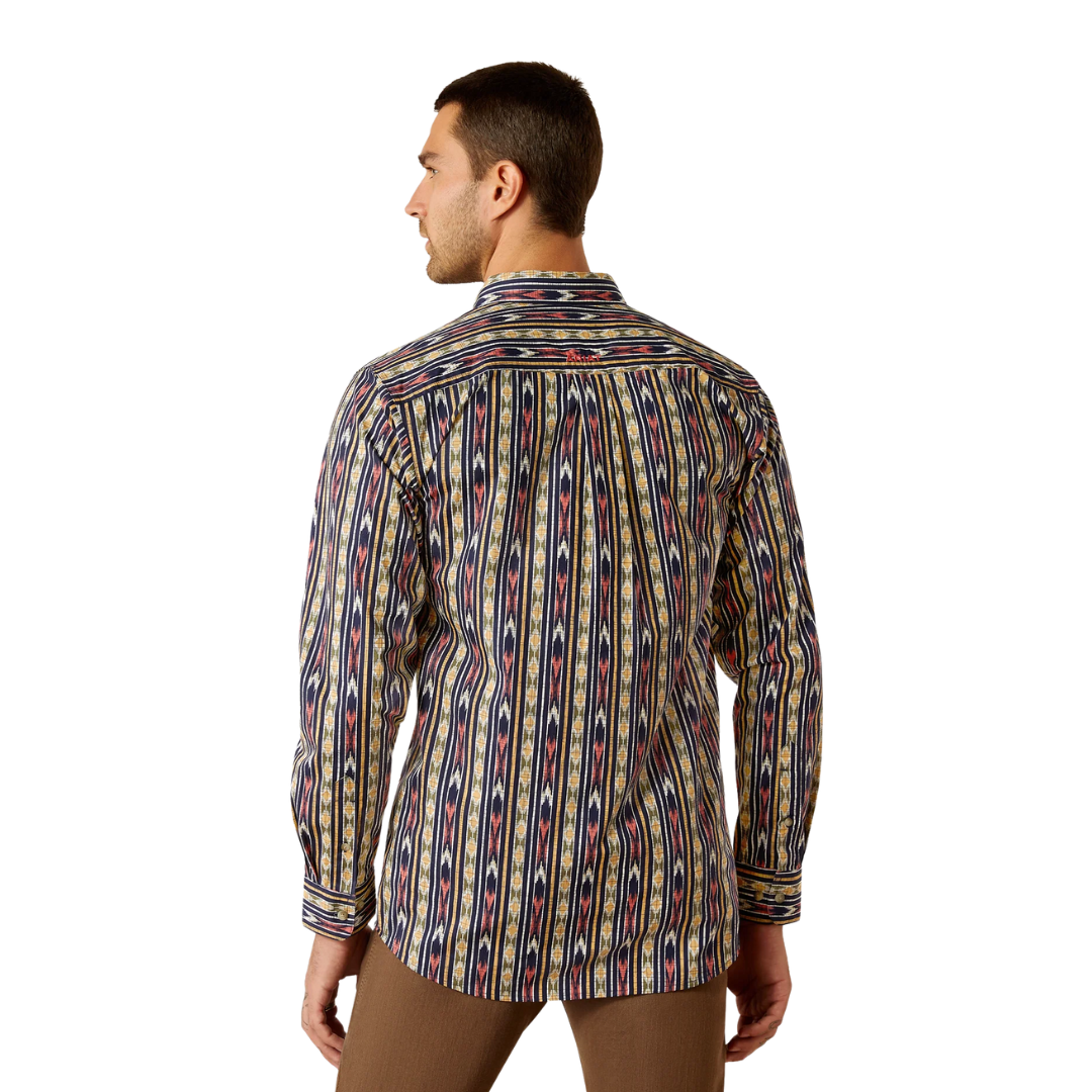 Ariat Men's Chaz Fitted Navy Shirt