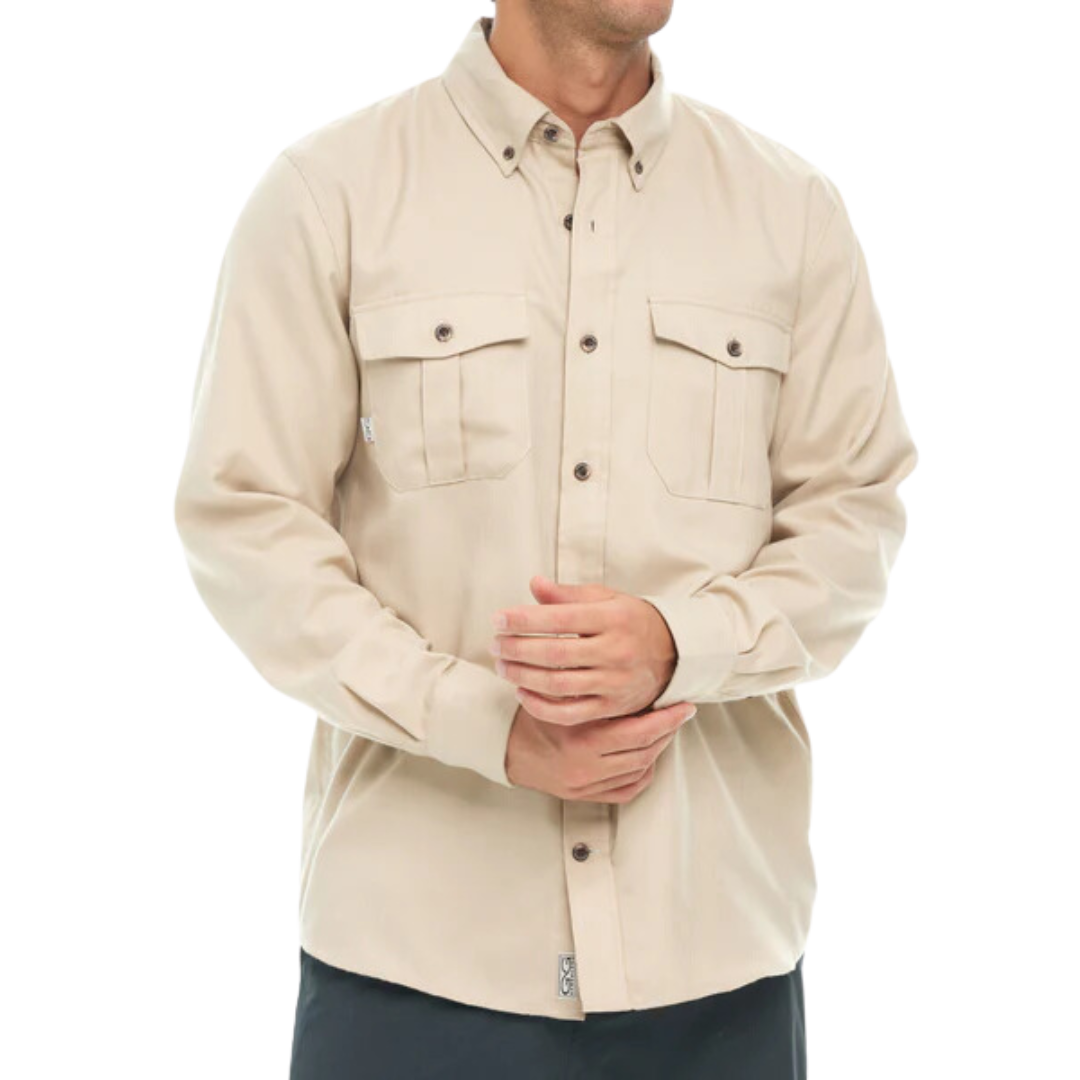 Gameguard Men's Long Sleeve Clay Flannel Shirt