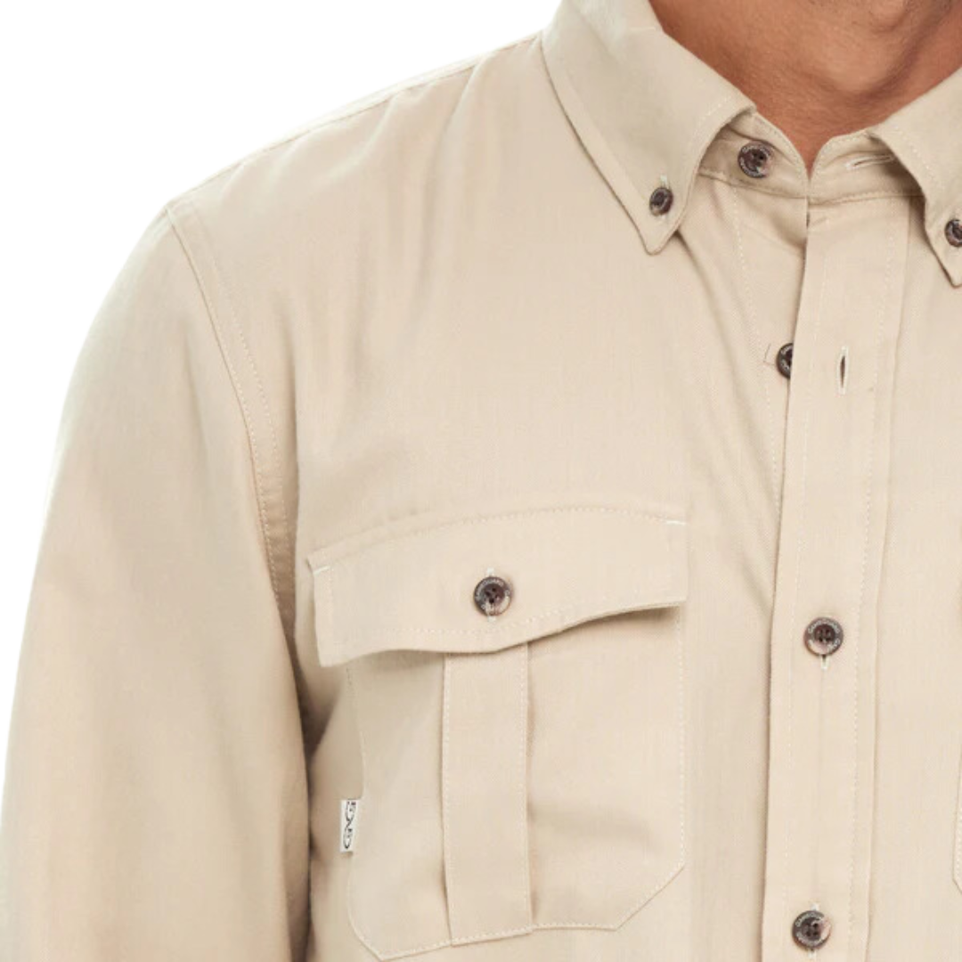 Gameguard Men's Long Sleeve Clay Flannel Shirt