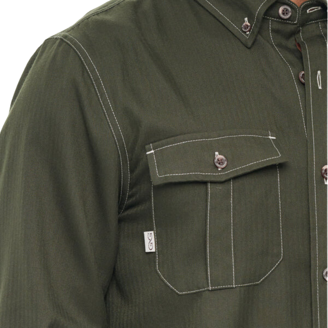 Gameguard Men's Long Sleeve Juniper Flannel Shirt