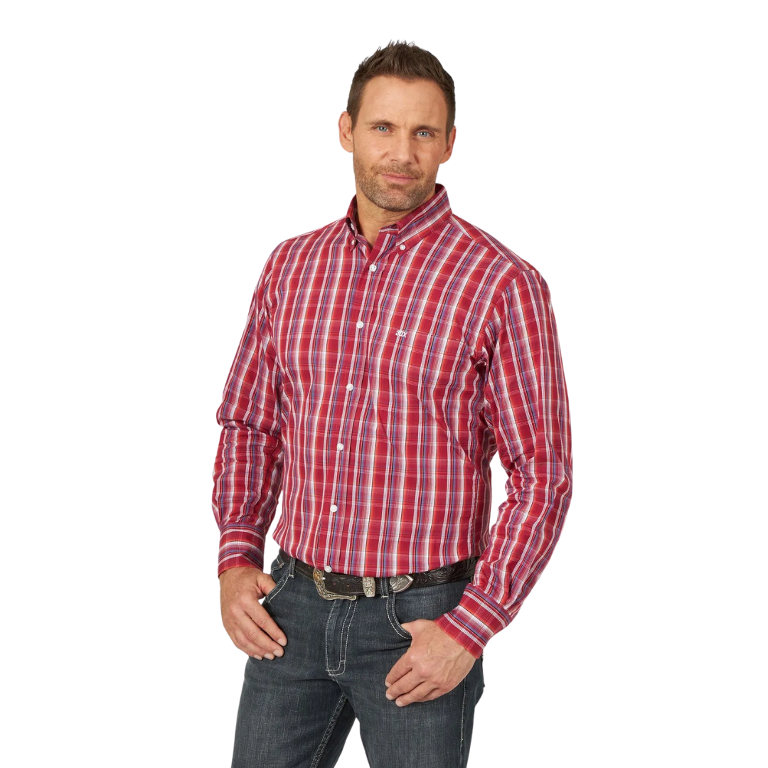 Wrangler Men's 20X Advanced Competition Red Shirt