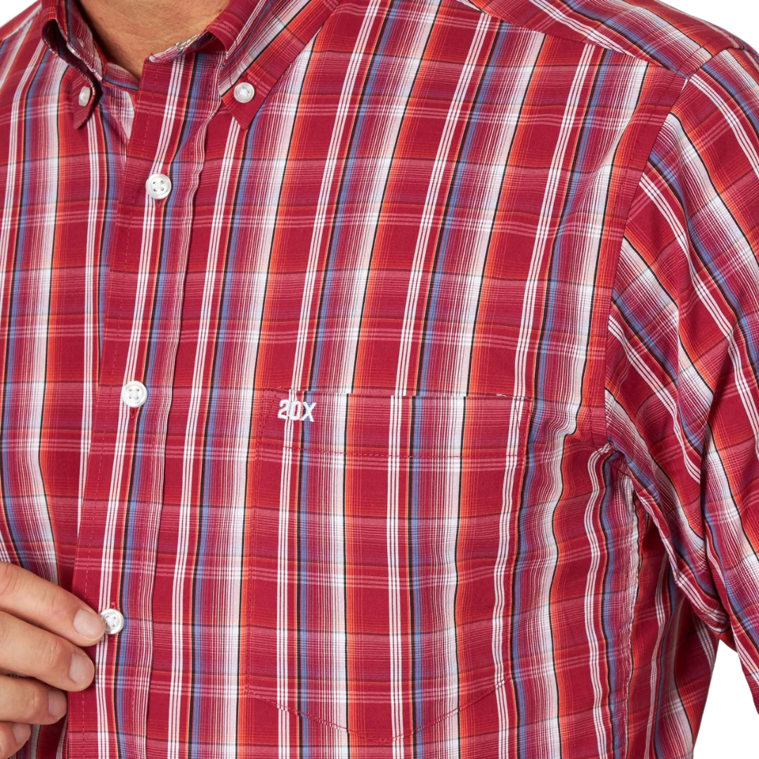 Wrangler Men's 20X Advanced Competition Red Shirt