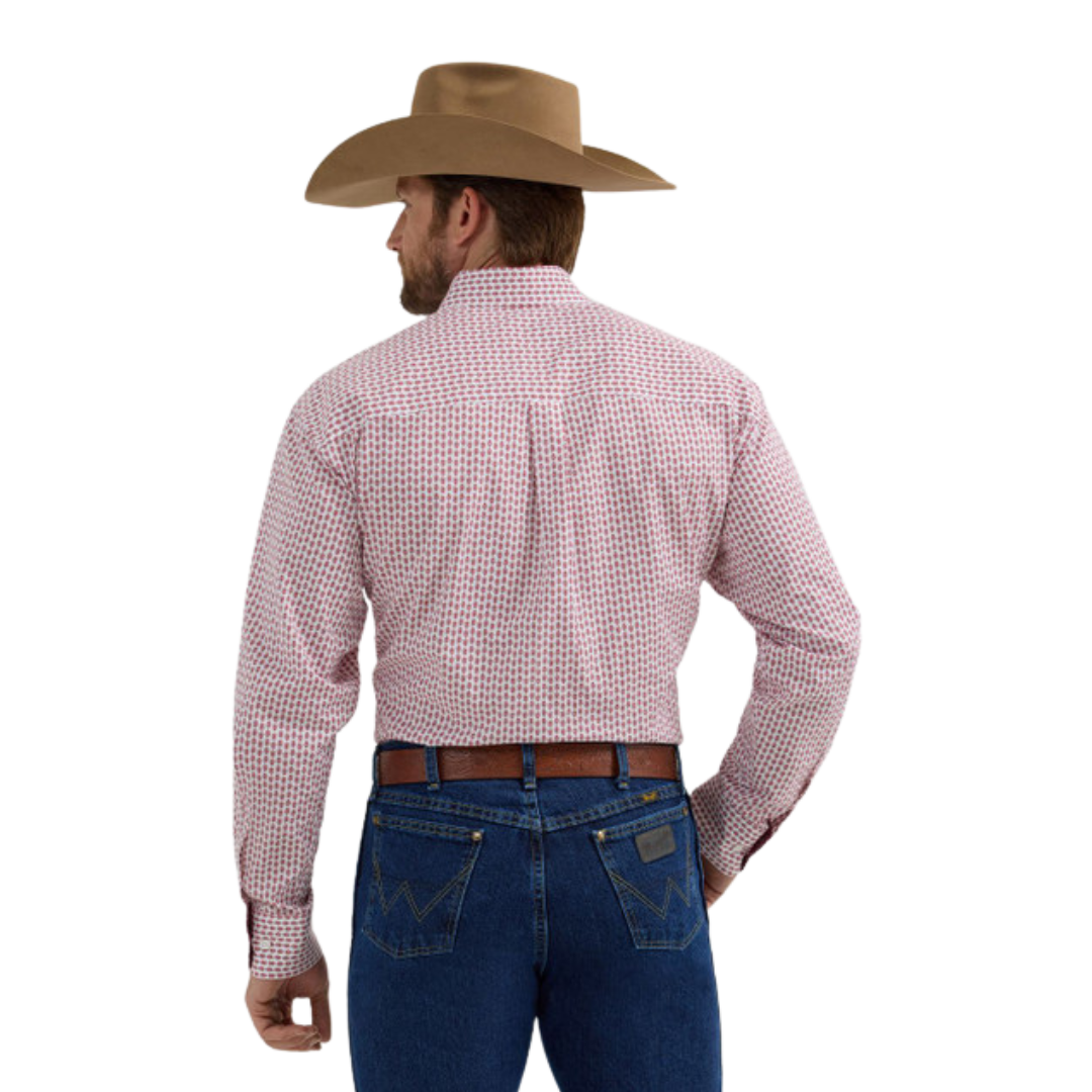 Wrangler Men's George White Shirt - Big & Tall