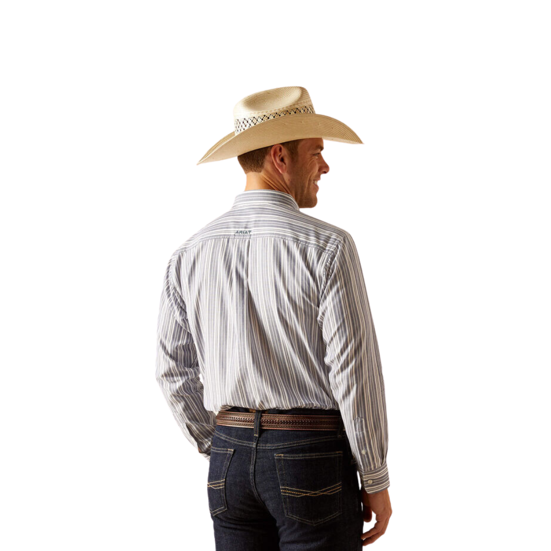 Ariat Men's Pro Series Ross Classic Fit Navy Shirt