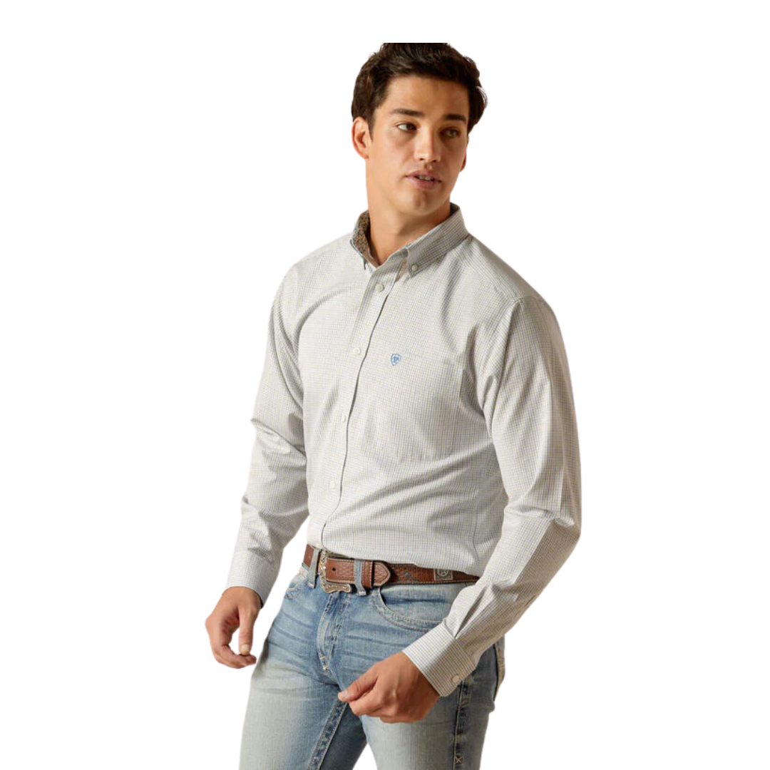 Ariat Men's Wrinkle Free Kaeden Fitted Shirt