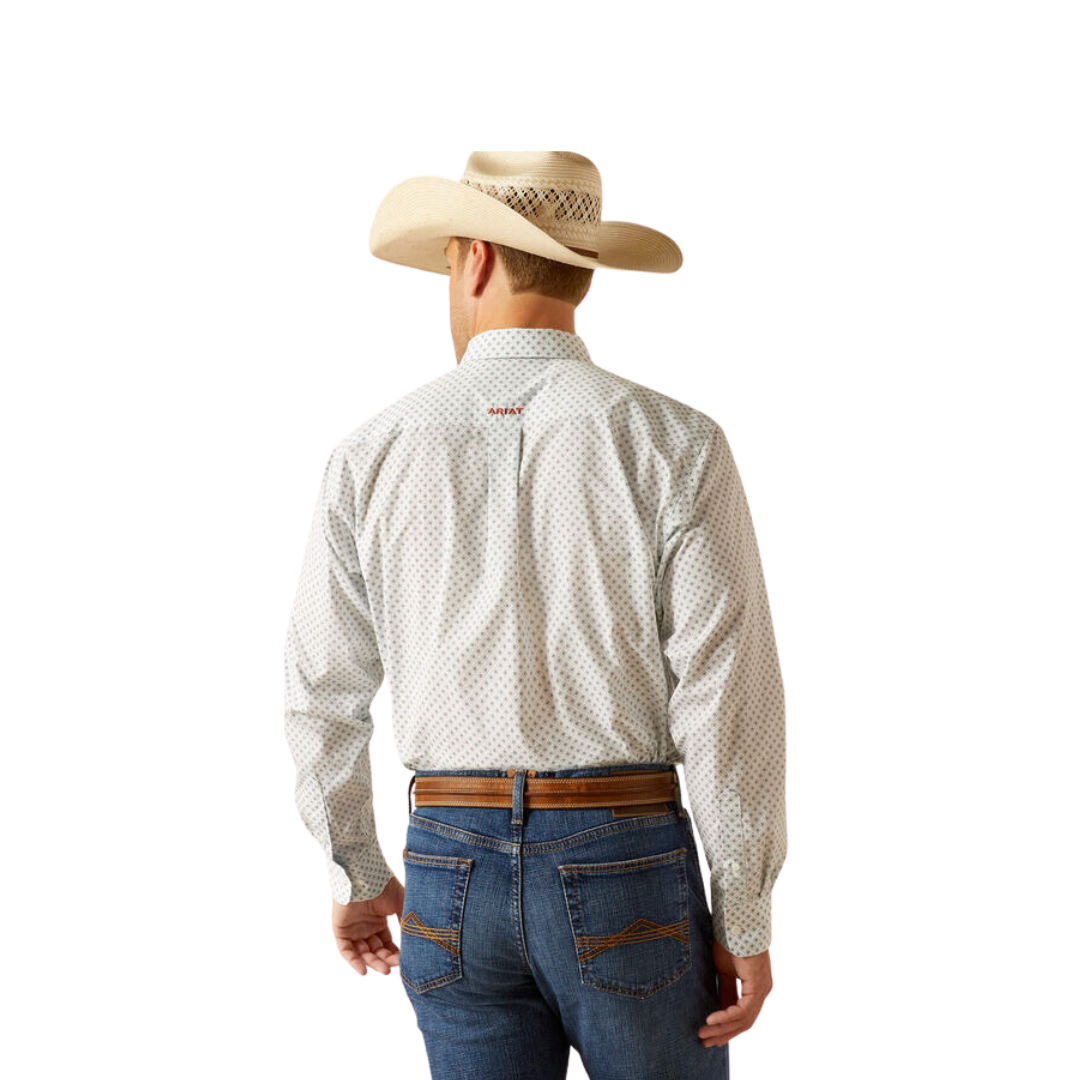 Ariat Men's Wrinkle Free Irving Classic Fit White Shirt