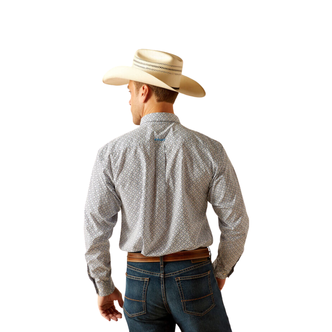 Ariat Men's Ronald Classic Fit Blue Shirt