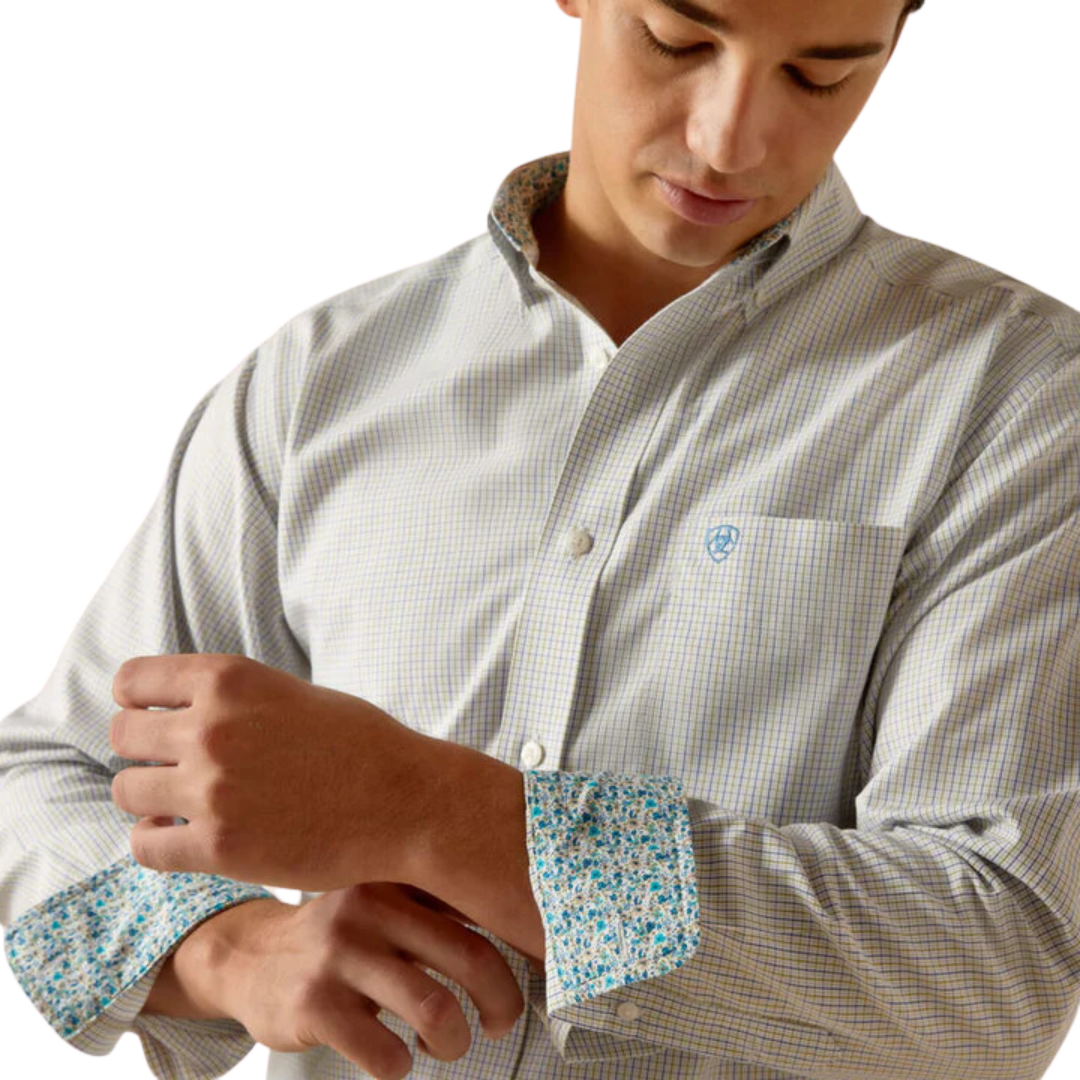 Ariat Men's Wrinkle Free Kaeden Fitted Shirt