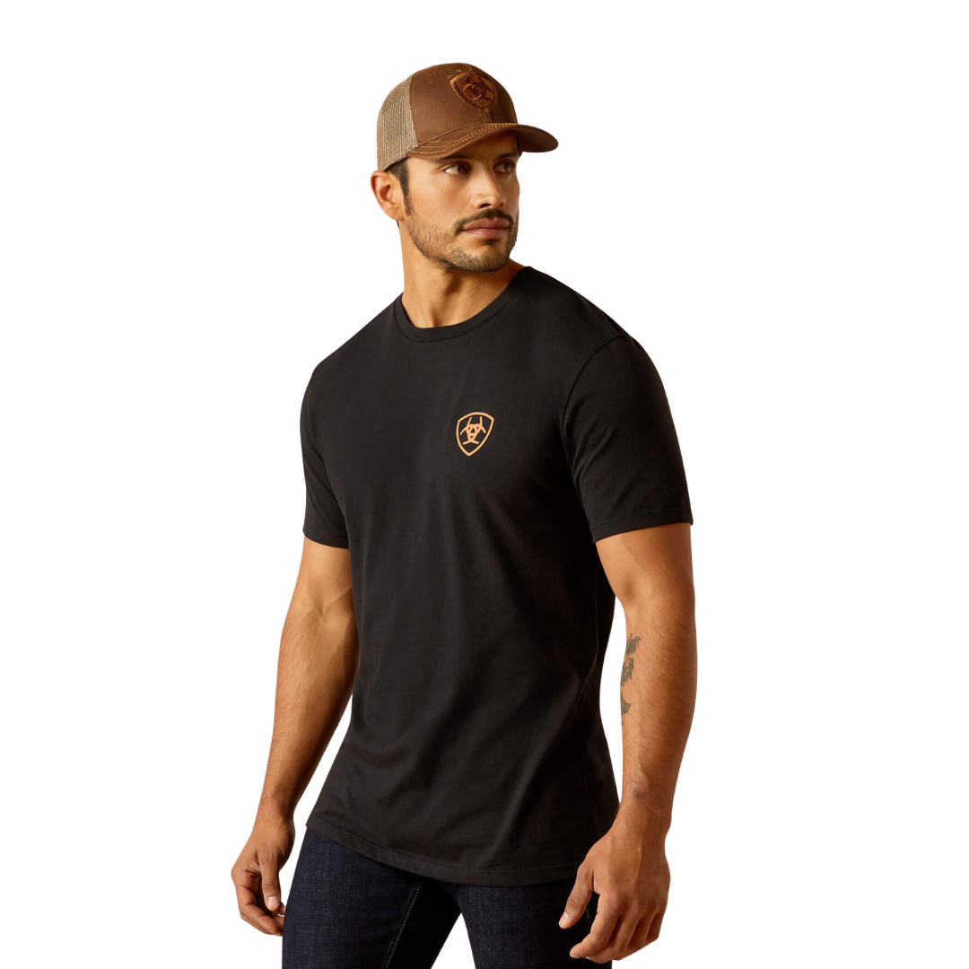Ariat Men's Eagle Freedom Black Tee Shirt