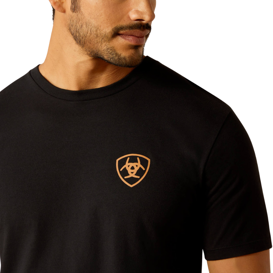 Ariat Men's Eagle Freedom Black Tee Shirt