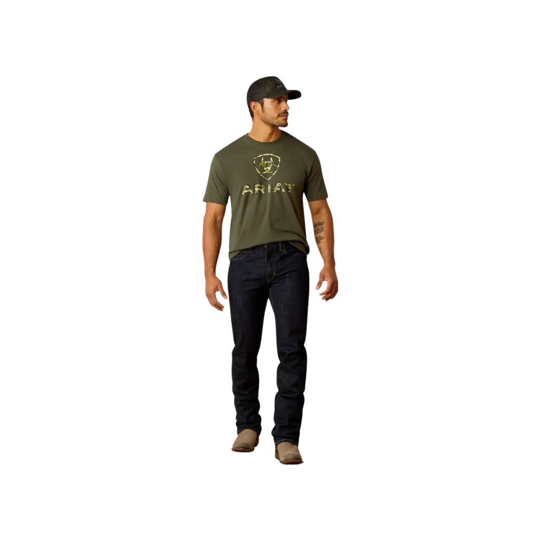 Ariat Men's Liberty Usa Digi Graphic Camo Tee Shirt