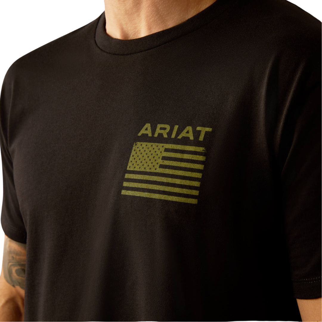 Ariat Men's Freedom Black Tee Shirt