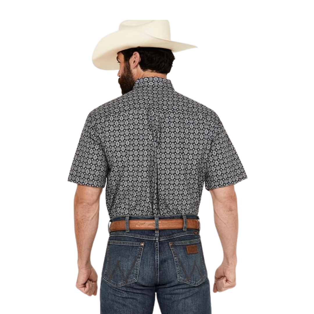 Cinch Men's Print Black Shirt