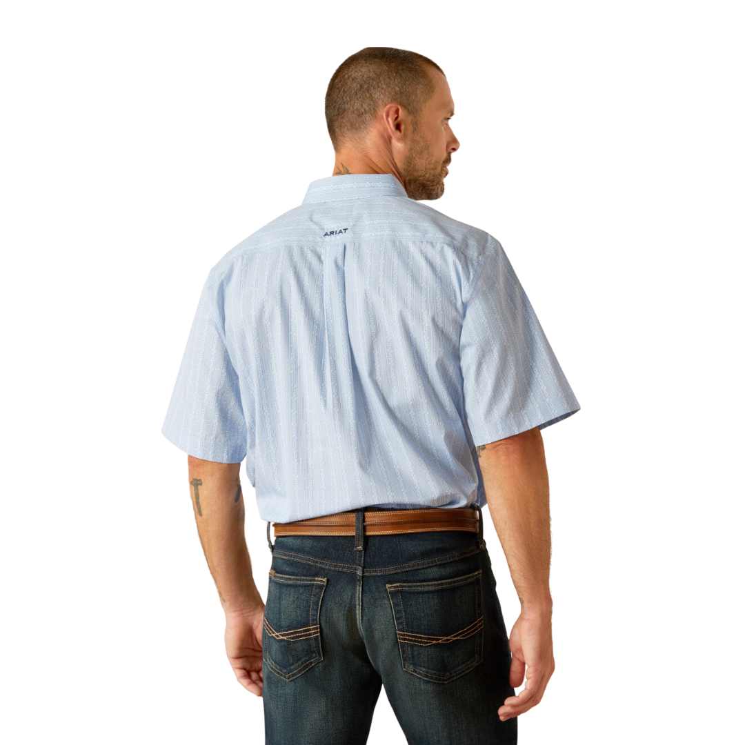Ariat Men's Welburn Bel Air Blue Shirt