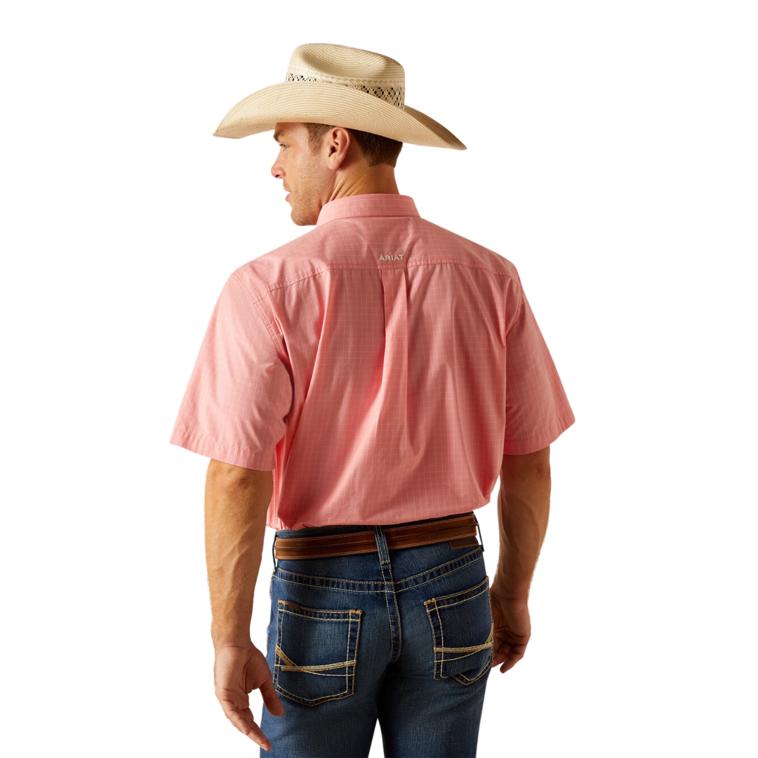 Ariat Men's Pro Jonah Conch Shell Coral Shirt
