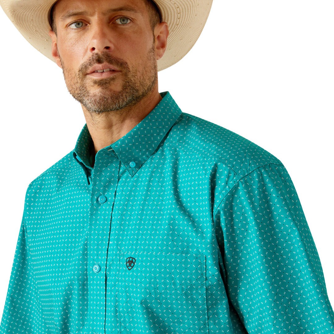 Ariat Men's Judd Turquoise Shirt