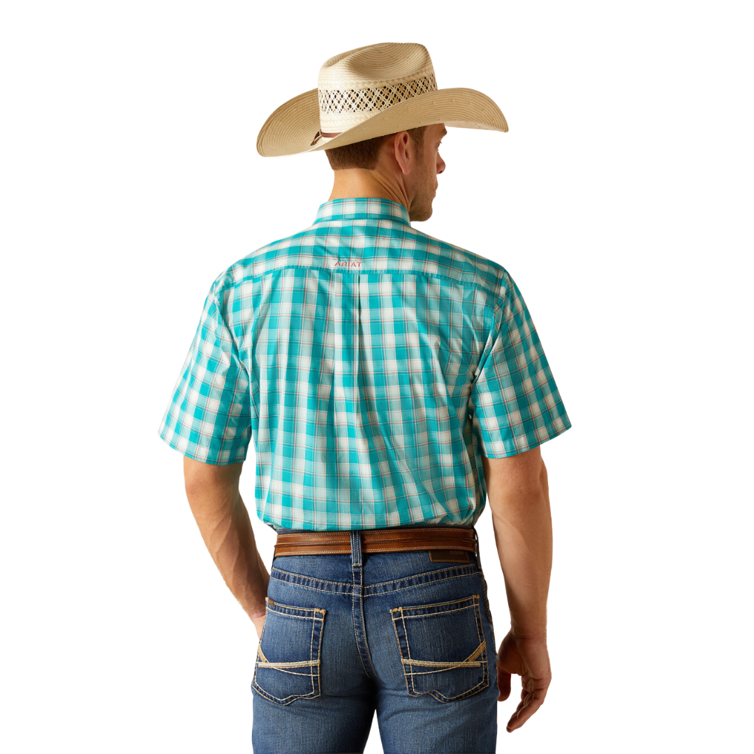 Ariat Men's Pro Jace Turquoise Shirt