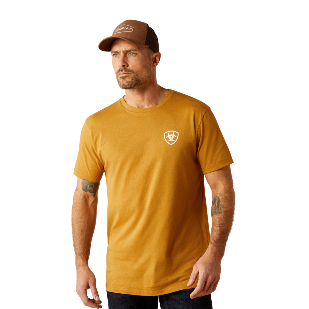 Ariat Men's Serape Seal Harvest Gold Shirt