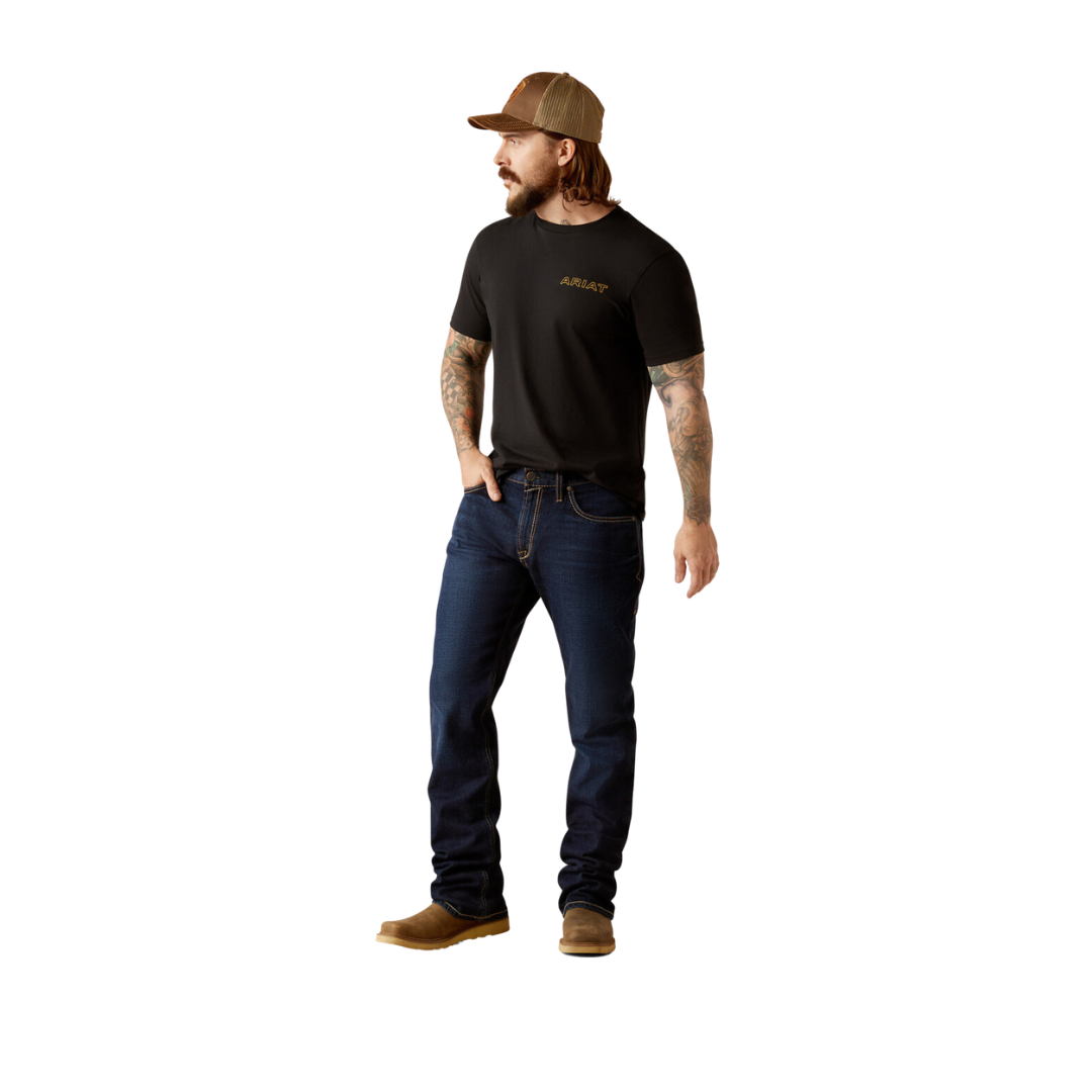 Ariat Men's Western Wear Black Shirt