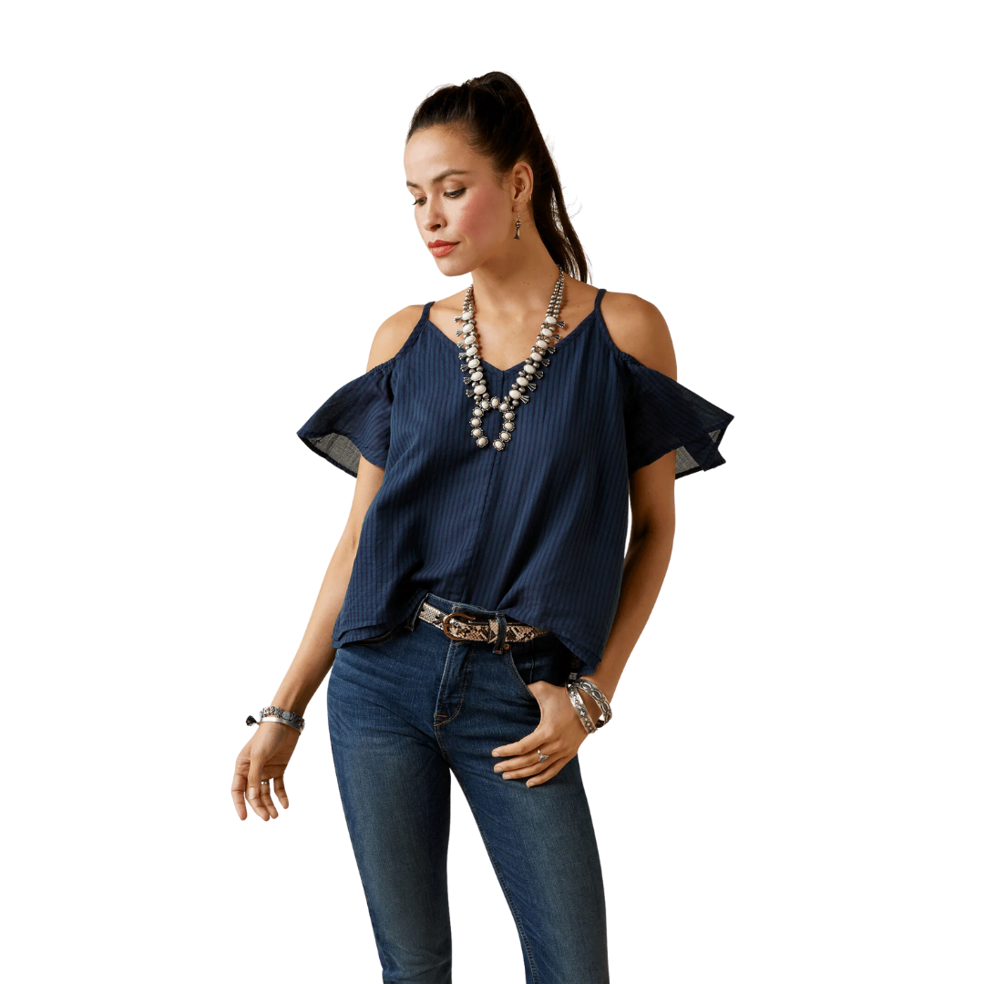 Ariat Women's Dolly Navy Top