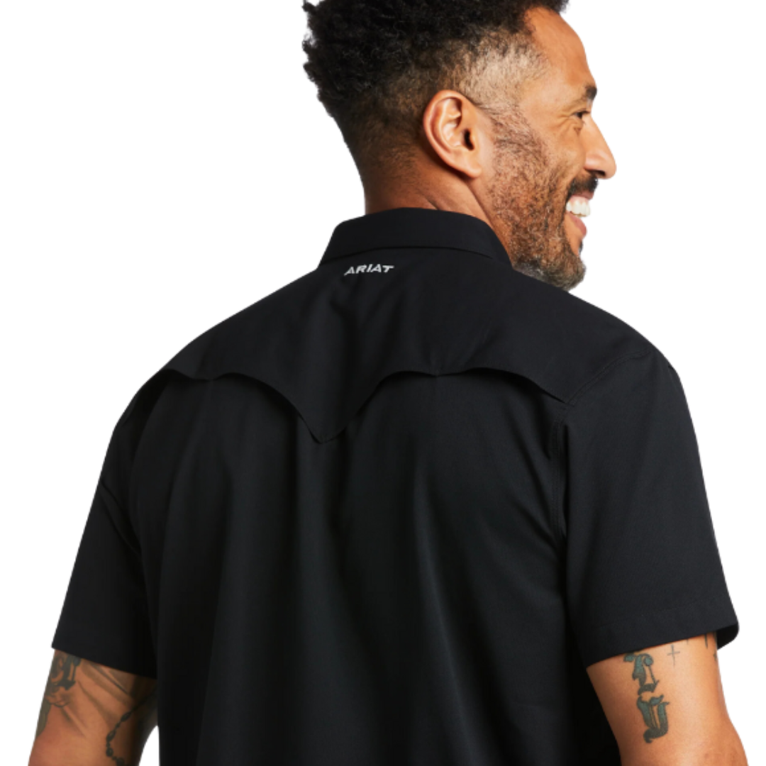 Ariat Men's Ventek Western Black Shirt