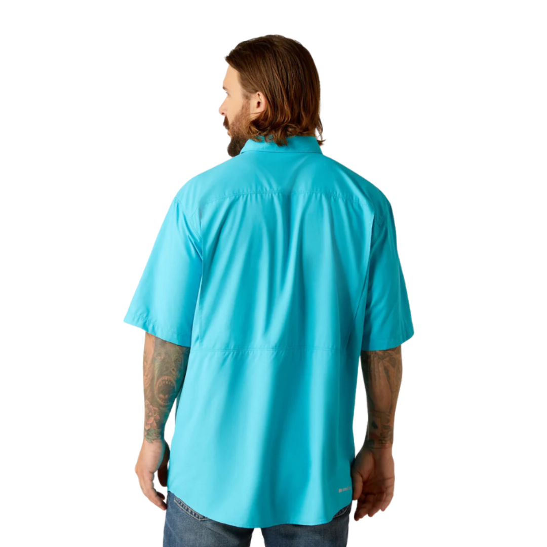 Ariat Men's Venttek Outbound Reef Turquoise Shirt