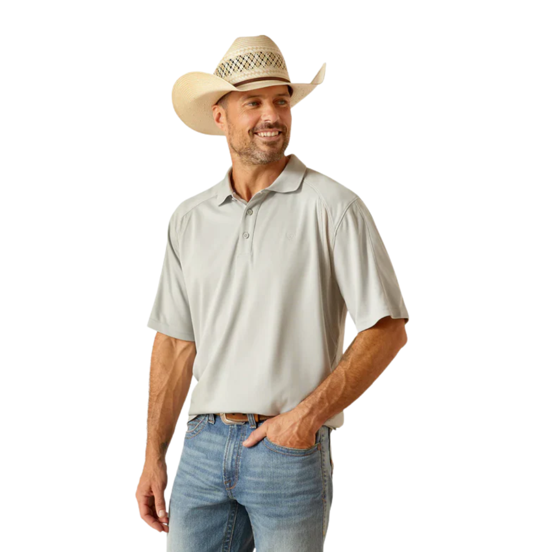 Ariat Men's Ac Polo Silver Lining Shirt