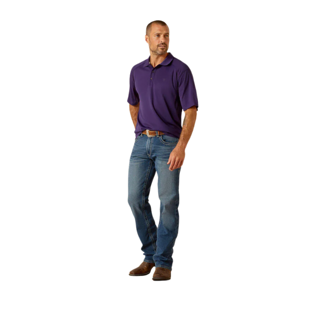 Ariat Men's Ac Polo Purplavy Shirt