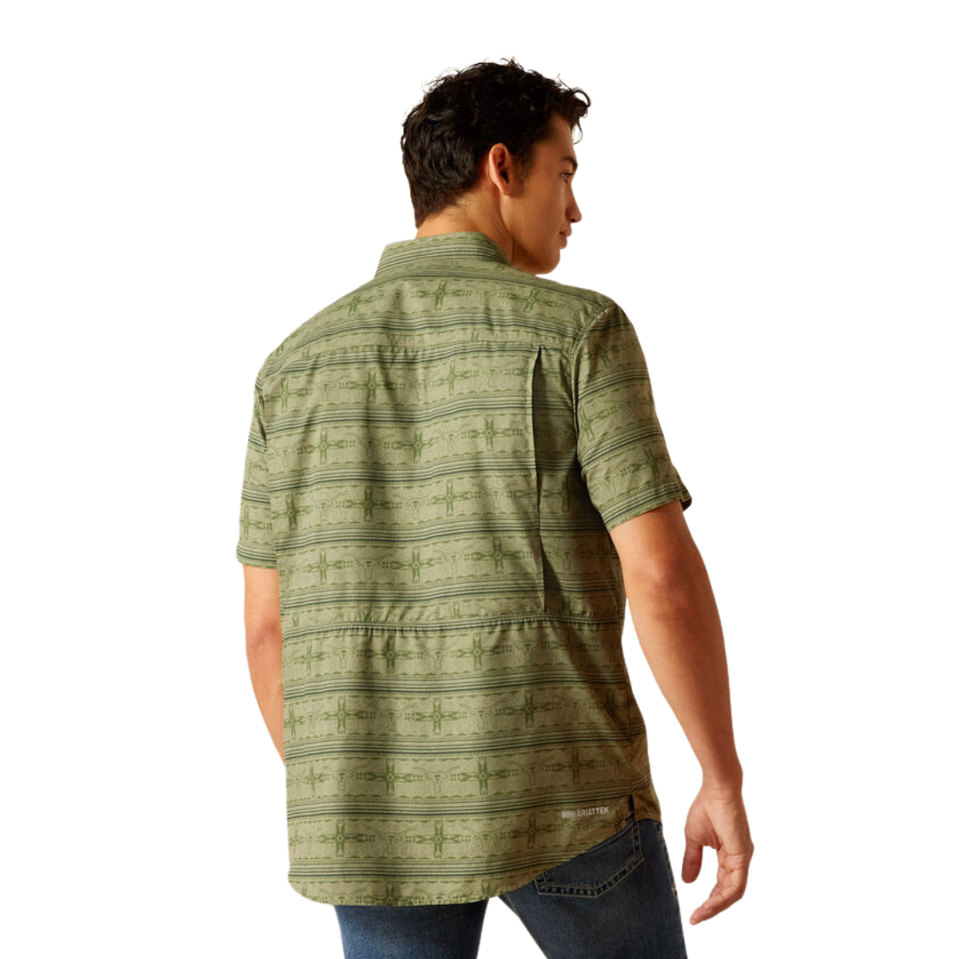 Ariat Men's Venttek Outbound Clover Green Shirt
