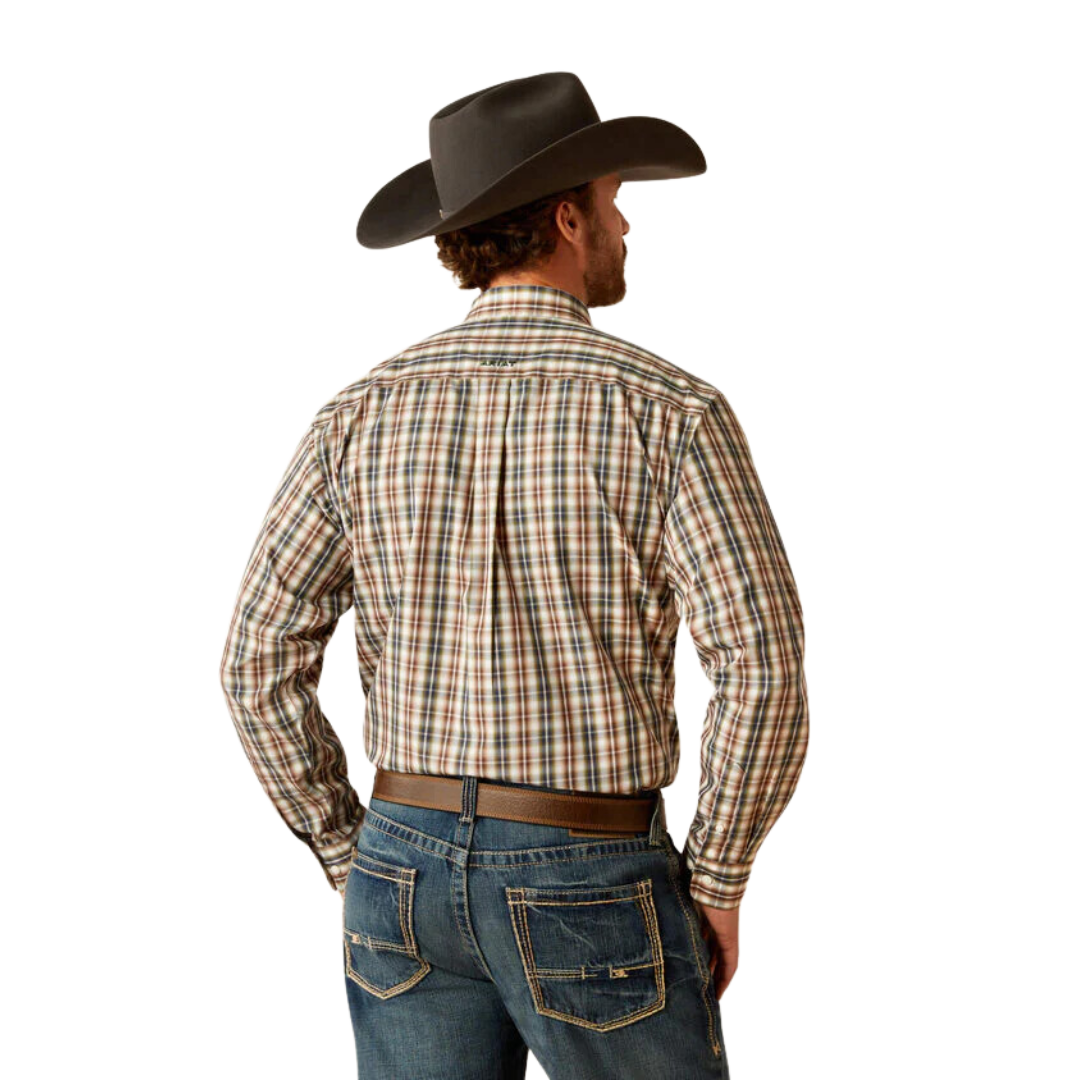 Ariat Men's Folk Brown Shirt