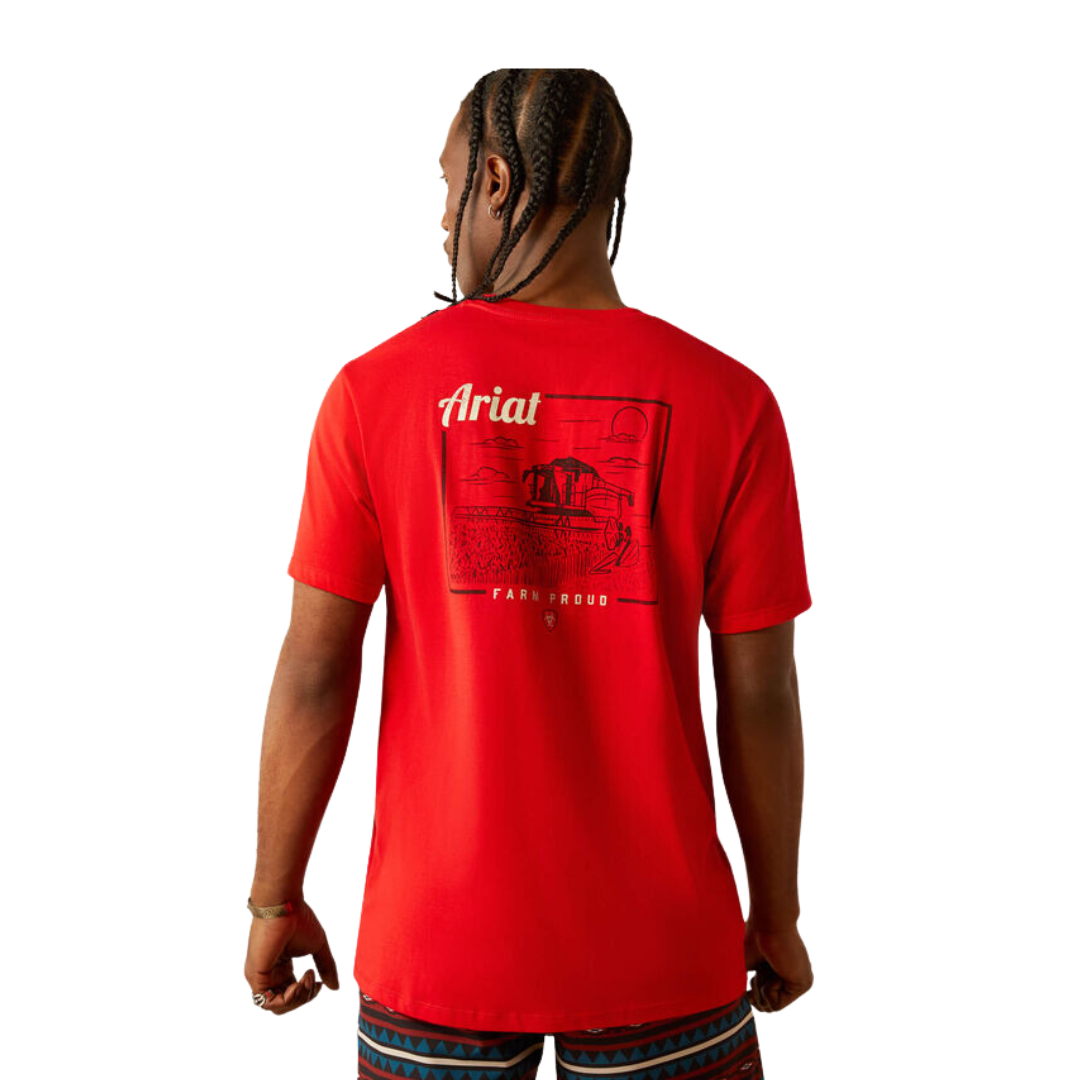 Ariat Men's Proud Farmer Redline Tee Shirt