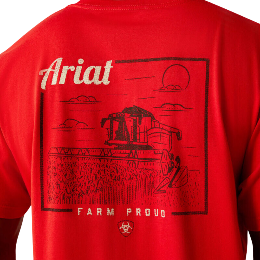 Ariat Men's Proud Farmer Redline Tee Shirt