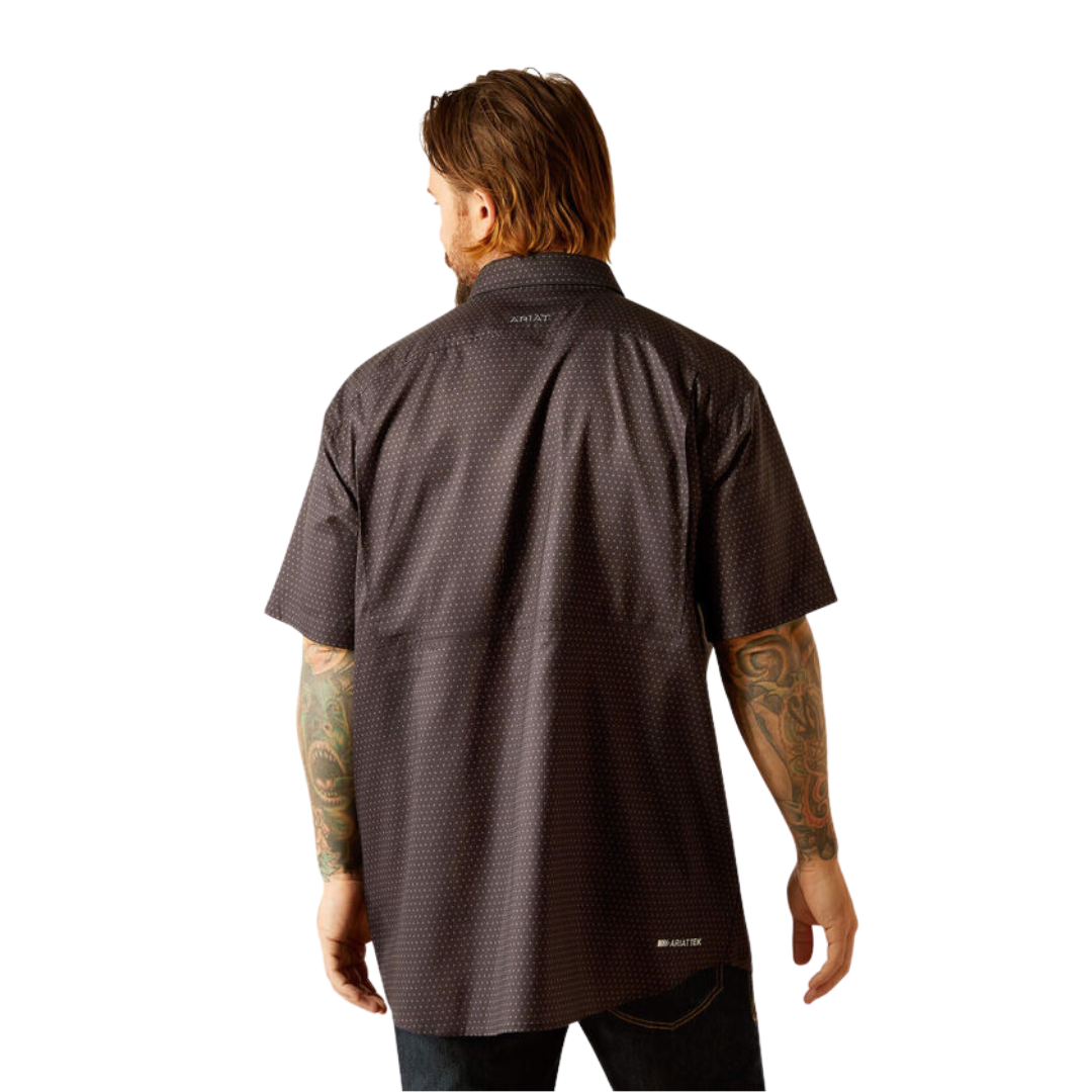 Ariat Men's Venttek Classic Fit Black Print Shirt