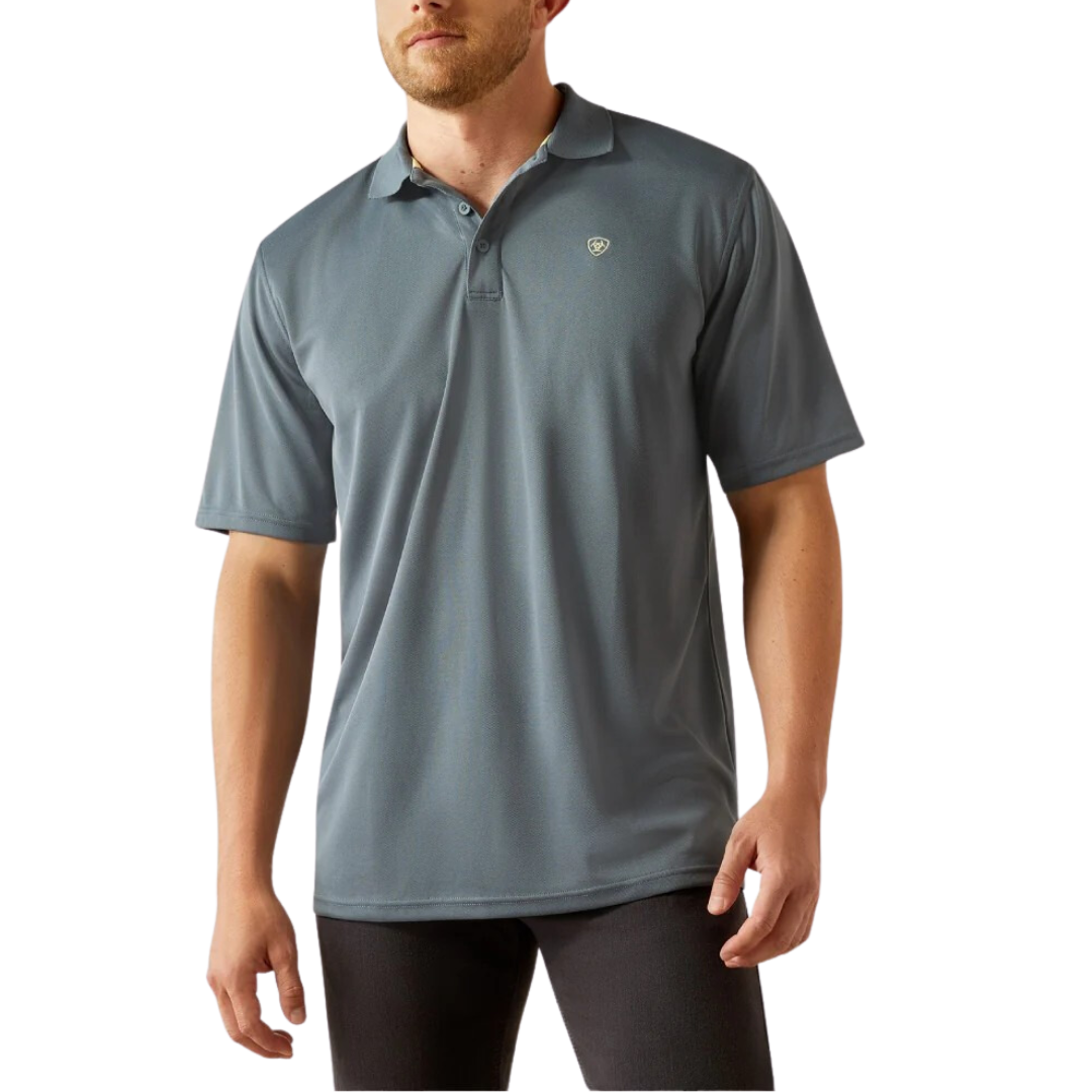 Ariat Men's Tek Polo Grey Shirt