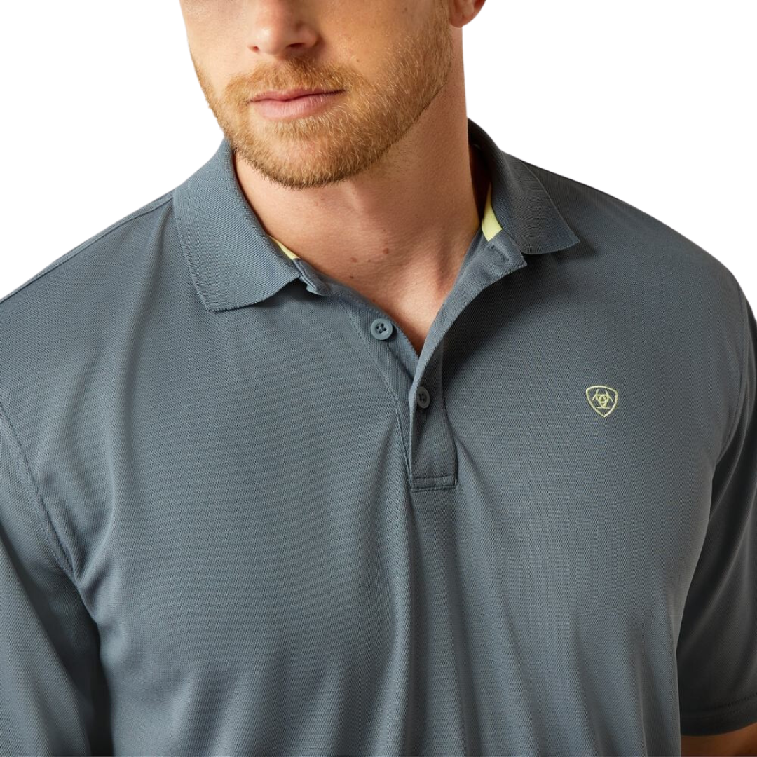 Ariat Men's Tek Polo Grey Shirt