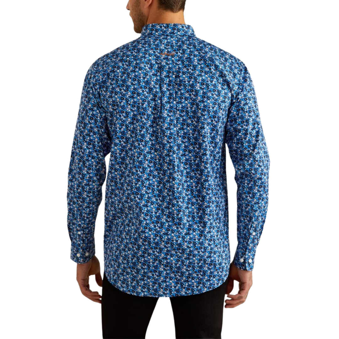 Ariat Men's Brighton Long Sleeve Blue Shirt