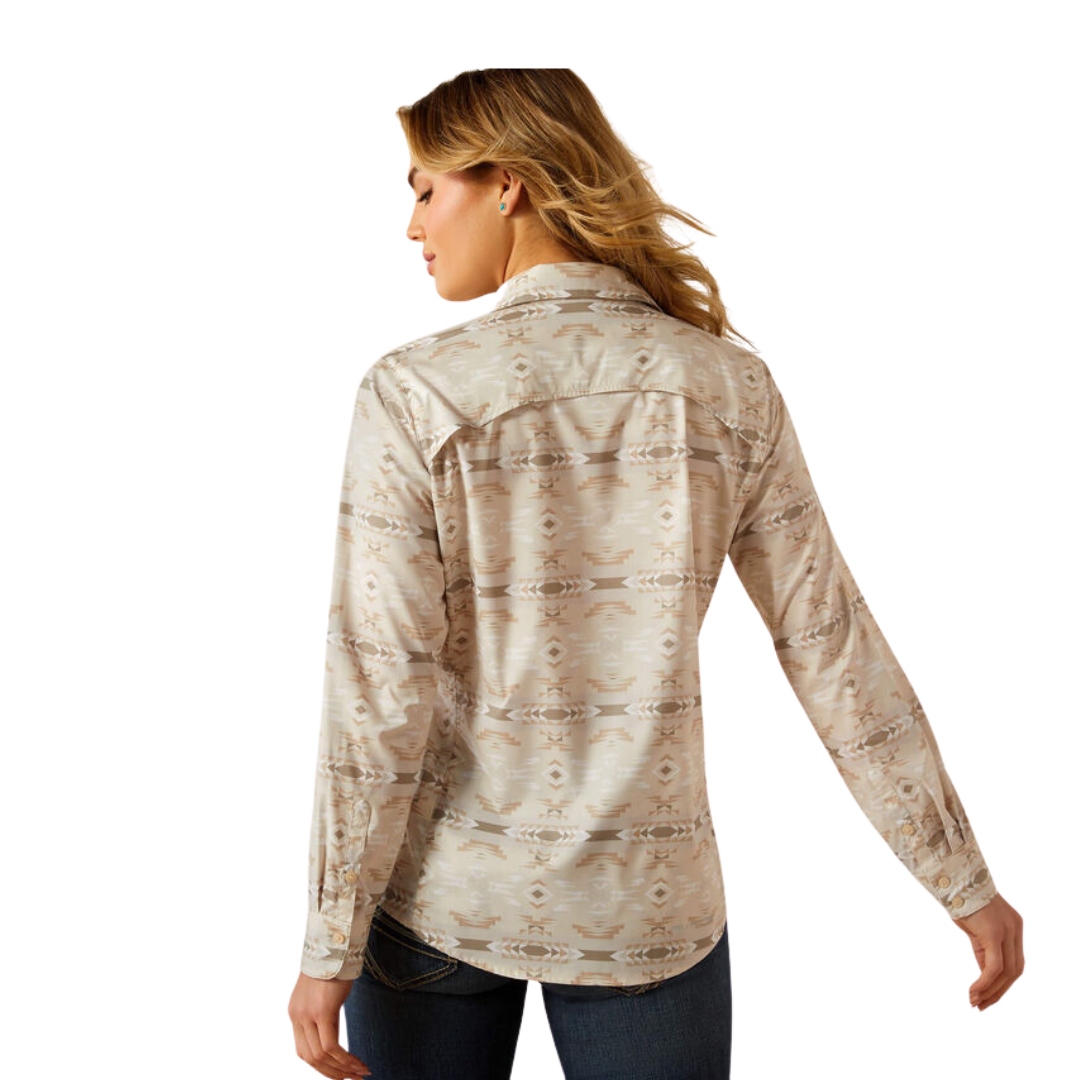 Ariat Women's Venttek Stretch Sandstone Print Shirt