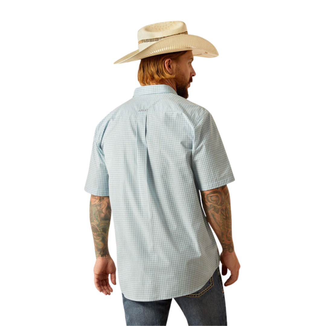 Ariat Men's Pro Series Glennie Turquoise Shirt