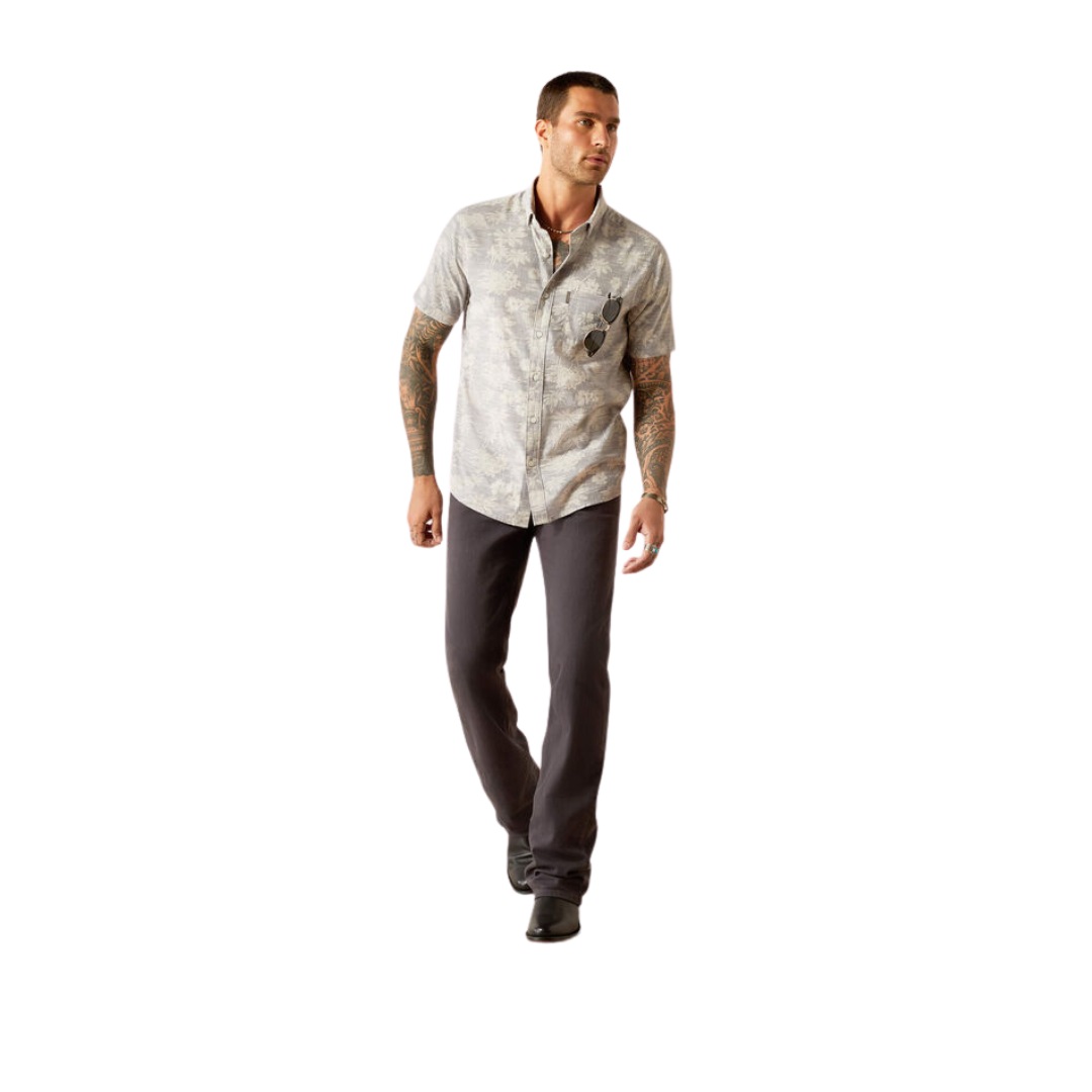 Ariat Men's Morris Modern Fit Grey Shirt