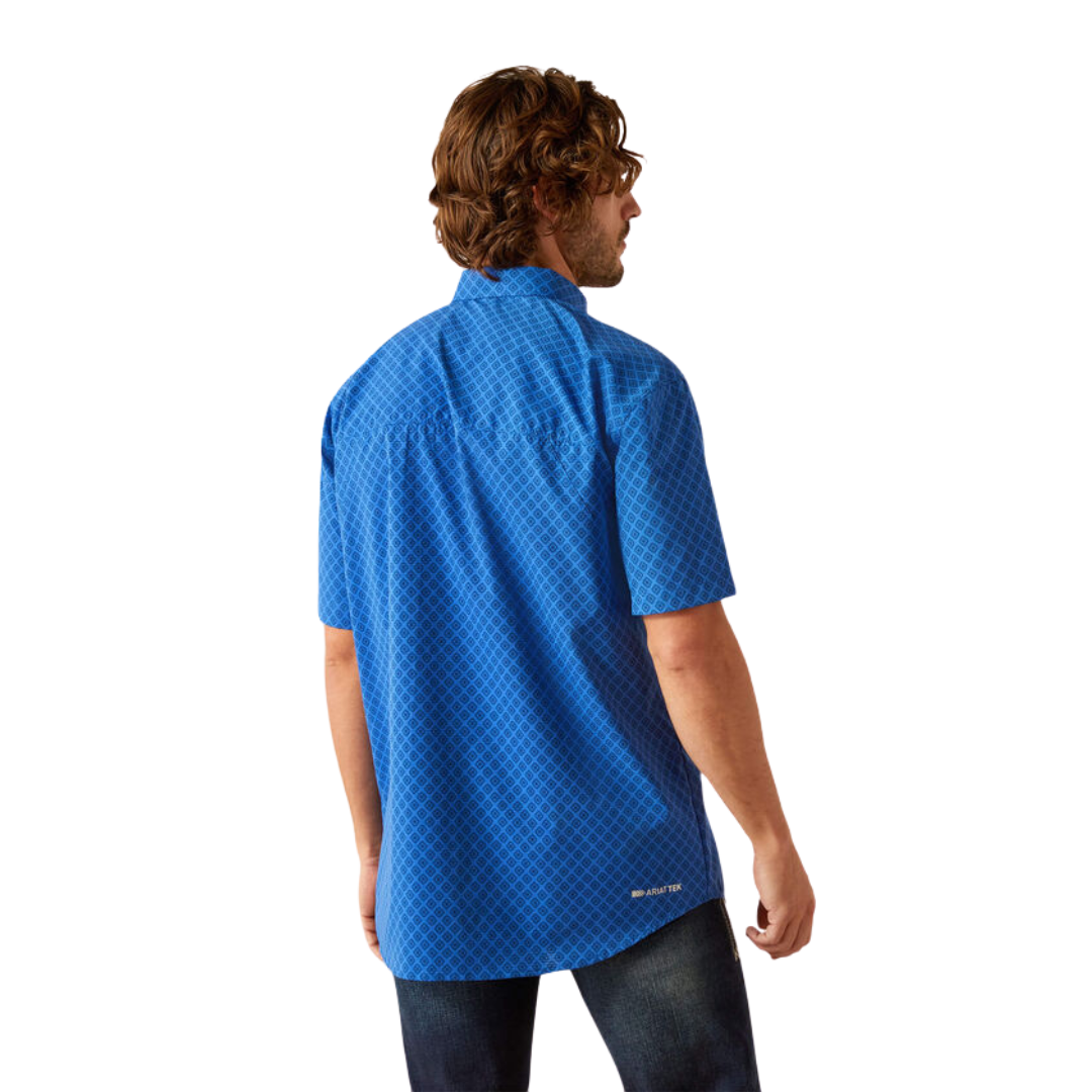Ariat Men's 360 Airflow Classic Fit Olympian Blue Shirt