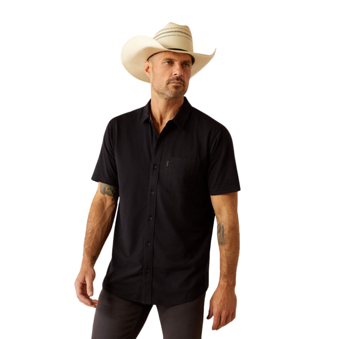 Ariat Men's Retro Button Down Black Shirt